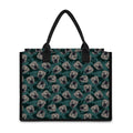 Shar Pei Face Pattern Print Canvas Tote Bag