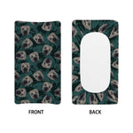 Shar Pei Face Pattern Print Changing Pad Cover