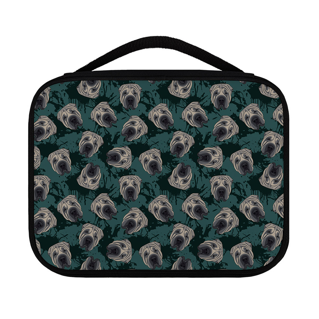 Shar Pei Face Pattern Print Classic Bible Case