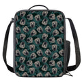 Shar Pei Face Pattern Print Crossbody Lunch Bag