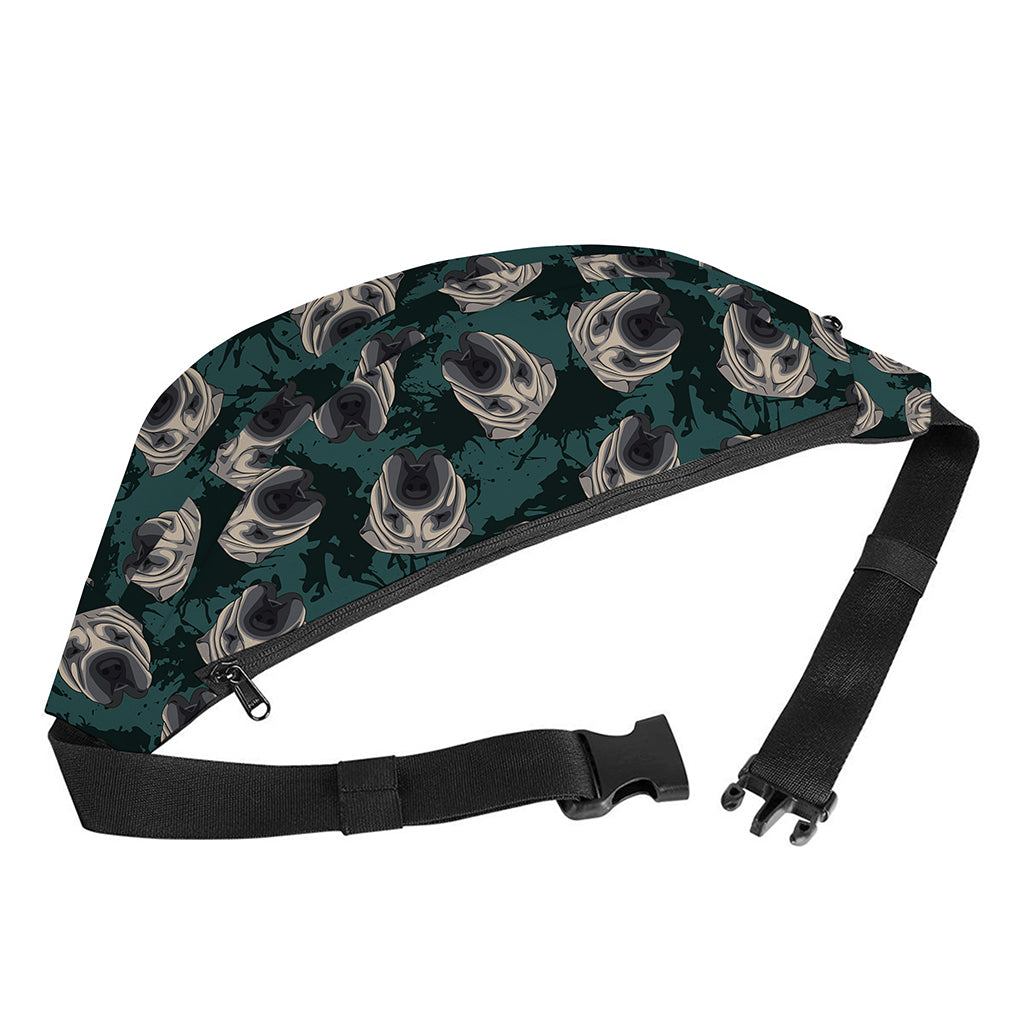 Shar Pei Face Pattern Print Fanny Pack