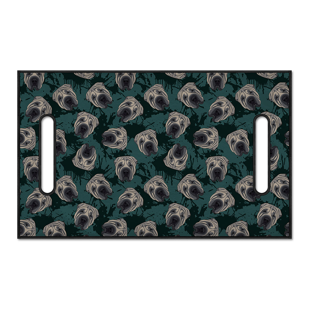 Shar Pei Face Pattern Print Golf Cart Seat Cover