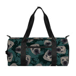 Shar Pei Face Pattern Print Gym Bag