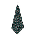 Shar Pei Face Pattern Print Hand Towel