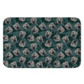 Shar Pei Face Pattern Print Indoor Door Mat