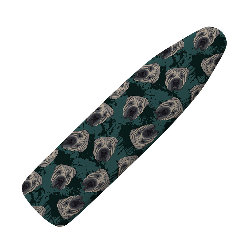 Shar Pei Face Pattern Print Ironing Board Cover