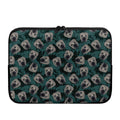 Shar Pei Face Pattern Print Laptop Sleeve