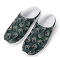 Shar Pei Face Pattern Print Mesh Casual Shoes