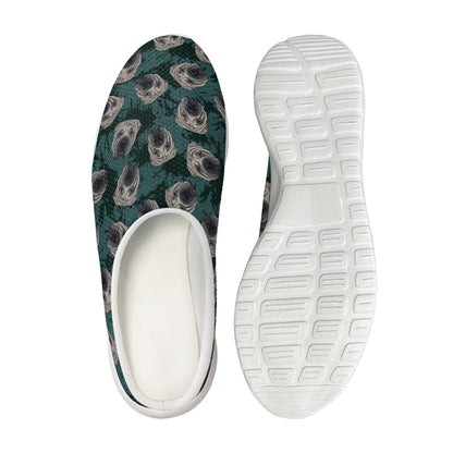 Shar Pei Face Pattern Print Mesh Casual Shoes