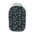Shar Pei Face Pattern Print Mesh Laundry Hamper