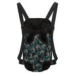 Shar Pei Face Pattern Print Pet Carrier Backpack