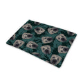 Shar Pei Face Pattern Print Pet Cooling Mat Cover