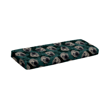 Shar Pei Face Pattern Print Piano Keyboard Cover