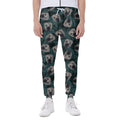 Shar Pei Face Pattern Print Joggers