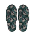Shar Pei Face Pattern Print Slippers