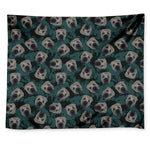 Shar Pei Face Pattern Print Tapestry