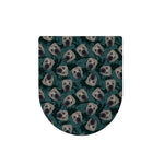 Shar Pei Face Pattern Print Toilet Lid Cover