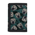 Shar Pei Face Pattern Print Trifold Wallet