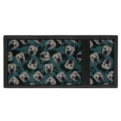Shar Pei Face Pattern Print Trifold Wallet