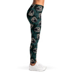 Shar Pei Face Pattern Print Women's Leggings