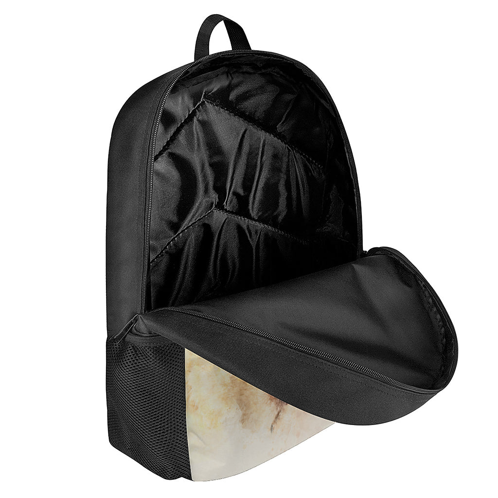 Shar Pei Portrait Print 17 Inch Backpack