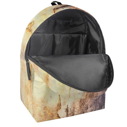 Shar Pei Portrait Print Backpack