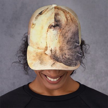 Shar Pei Portrait Print Baseball Cap