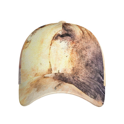 Shar Pei Portrait Print Baseball Cap