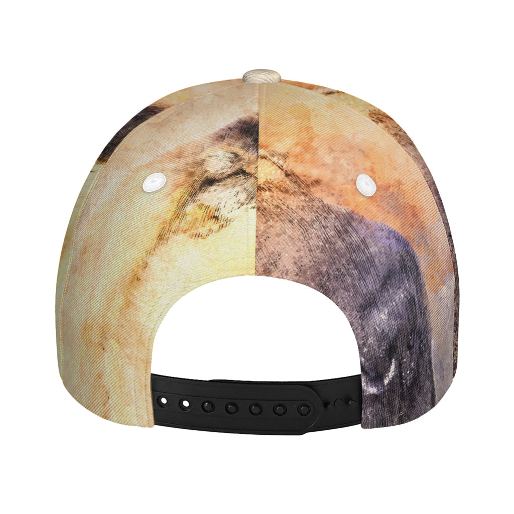Shar Pei Portrait Print Baseball Cap