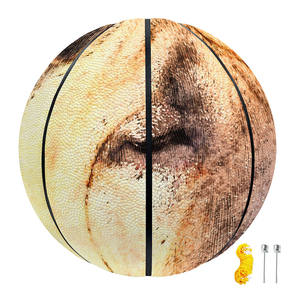 Shar Pei Portrait Print Basketball