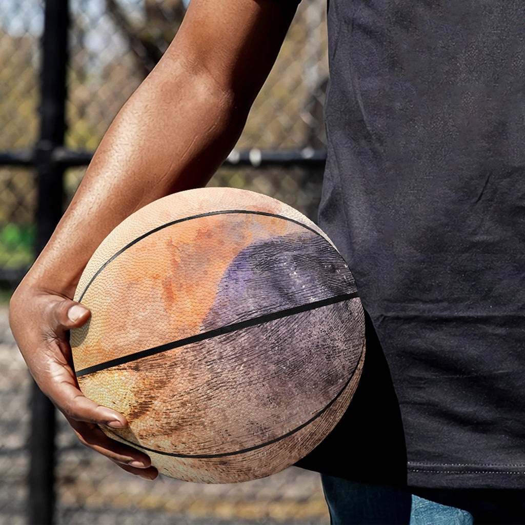 Shar Pei Portrait Print Basketball