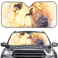 Shar Pei Portrait Print Car Windshield Sun Shade