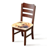 Shar Pei Portrait Print Chair Cushion Cover