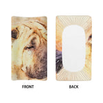 Shar Pei Portrait Print Changing Pad Cover