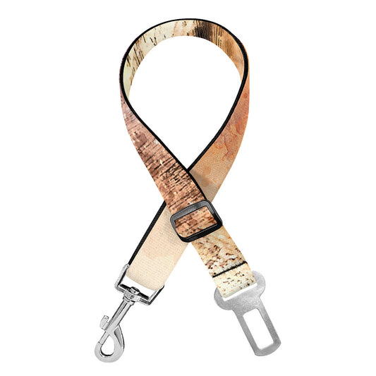 Shar Pei Portrait Print Dog Seat Belt