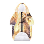 Shar Pei Portrait Print Dog Zip Up Hoodie