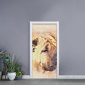 Shar Pei Portrait Print Door Sticker