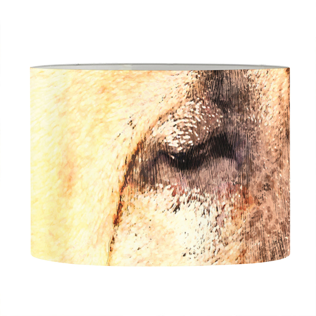 Shar Pei Portrait Print Drum Lamp Shade