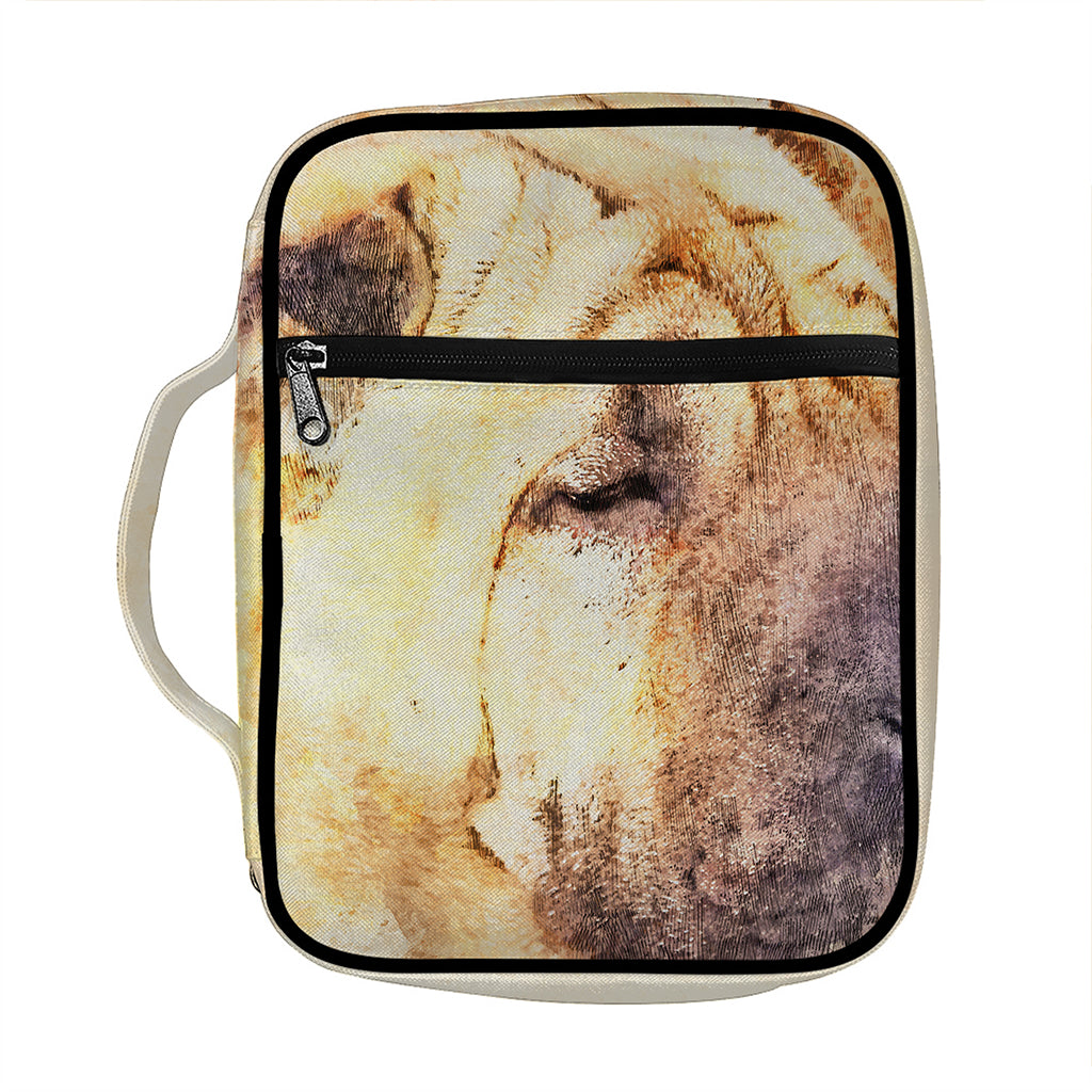 Shar Pei Portrait Print Front Pocket Bible Bag