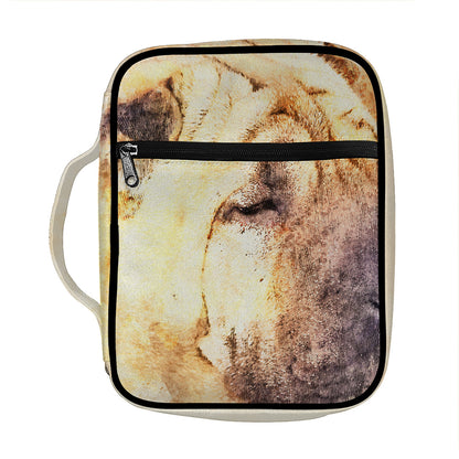 Shar Pei Portrait Print Front Pocket Bible Bag