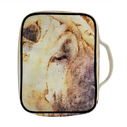 Shar Pei Portrait Print Front Pocket Bible Bag