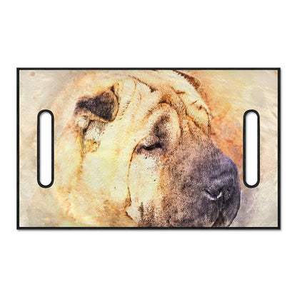Shar Pei Portrait Print Golf Cart Seat Cover