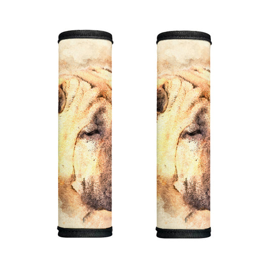 Shar Pei Portrait Print Handle Covers
