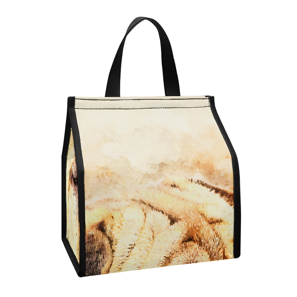 Shar Pei Portrait Print Insulated Lunch Tote