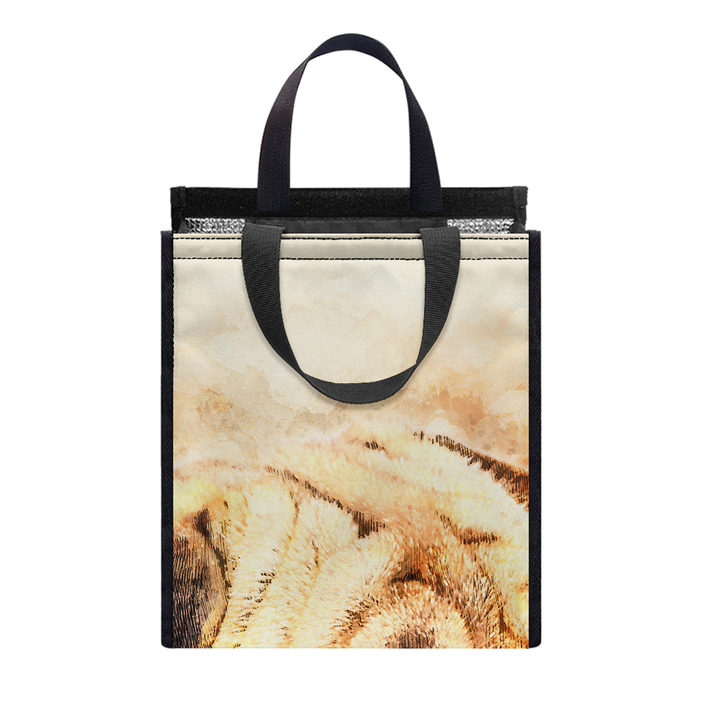 Shar Pei Portrait Print Insulated Lunch Tote