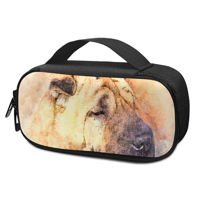 Shar Pei Portrait Print Insulin Cooler Travel Case