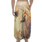 Shar Pei Portrait Print Lantern Pants