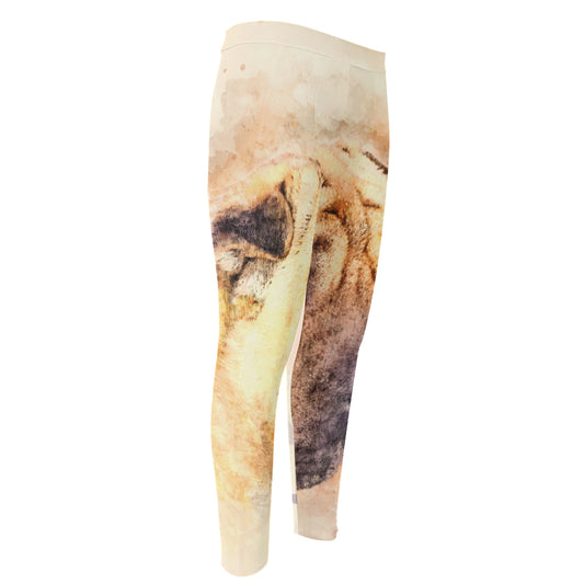 Shar Pei Portrait Print Men's Compression Pants
