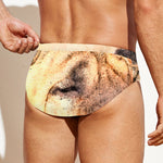 Shar Pei Portrait Print Men's Swim Briefs