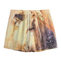 Shar Pei Portrait Print Mesh Shorts